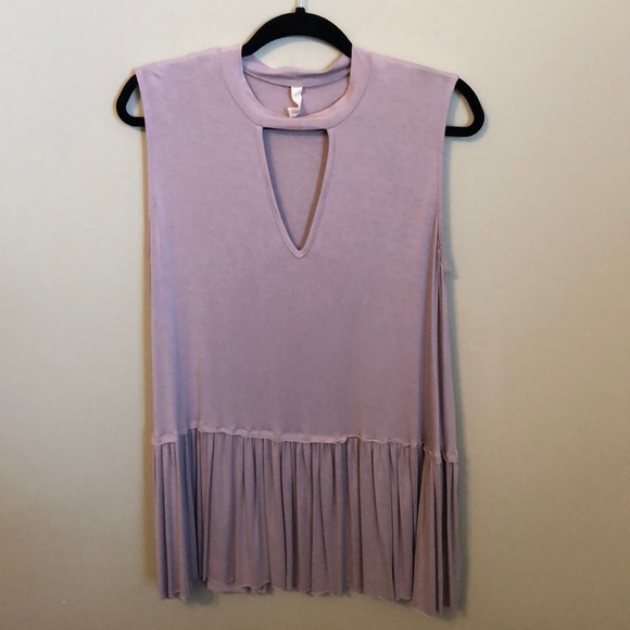 Wishlist Tops - Periwinkle Flowy Top - Size Large